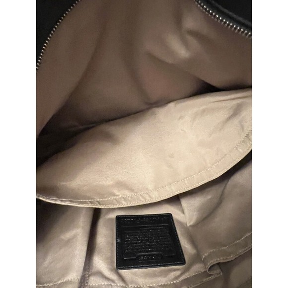 Vintage Coach F10288 Black Leather Large Tote - Picture 10 of 11